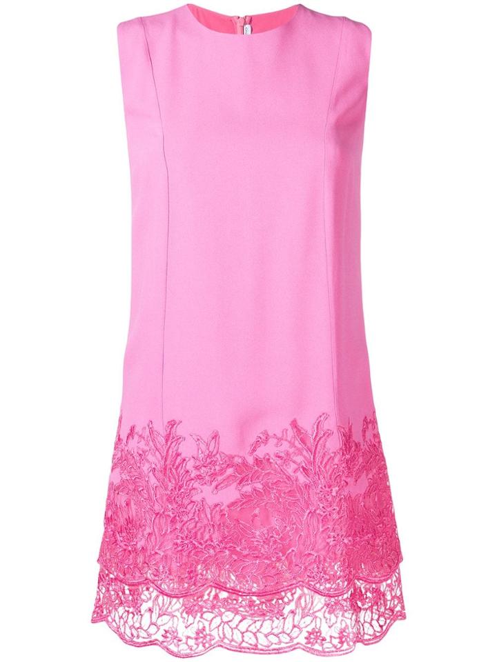 Ermanno Scervino Lace Hem Dress - Pink