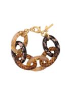 Lele Sadoughi Marbled Link Bracelet - Brown