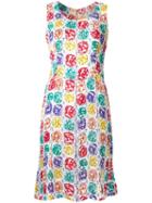 Chanel Vintage Sleeveless Floral Print Dress, Women's, Size: 38, White