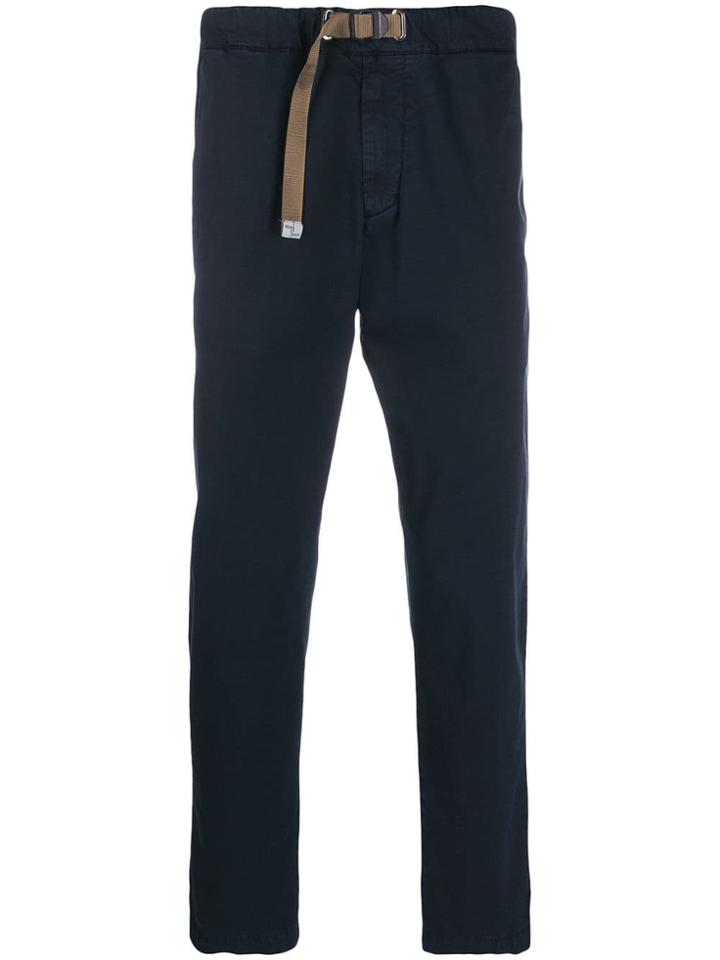 White Sand Casual Tapered Trousers - Blue