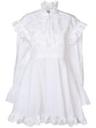 Philosophy Di Lorenzo Serafini Frilled Mini Dress - White