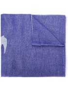 Mcq Alexander Mcqueen Swallow Print Scarf - Purple