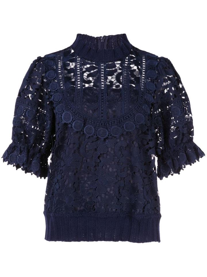 Sea Abby Lace Blouse - Blue