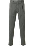 Pt01 Front Pleat Chinos - Grey