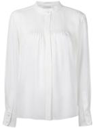 Chloé Pintuck Tailored Blouse, Women's, Size: 38, Silk