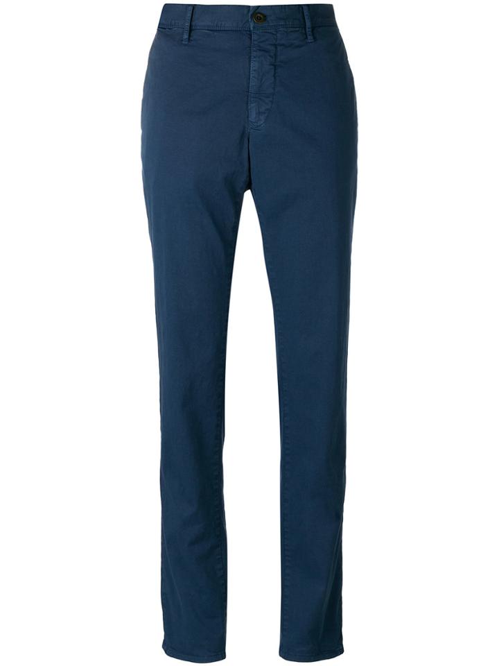 Incotex Slim Fit Chinos - Blue