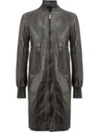 Isaac Sellam Experience - Zip Up Coat - Men - Calf Leather - Xl, Grey, Calf Leather