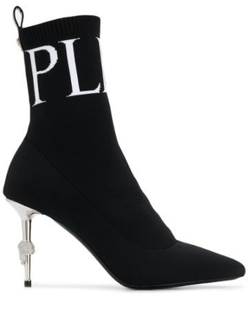 Philipp Plein Original High Heel Boots - Black