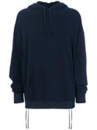 Faith Connexion Oversized Laced Hoodie - Blue