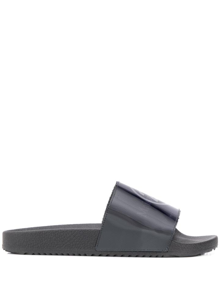 Maison Margiela Logo Sliders - Black