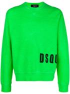 Dsquared2 Logo Printed Sweatshirt - Green