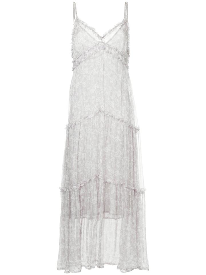 Lee Mathews Valerie Slip Dress With Slip - Grey