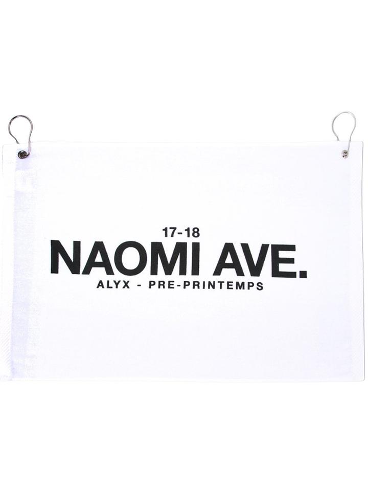 1017 Alyx 9sm Logo Print Towel - White
