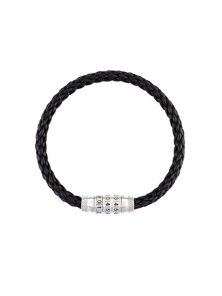 Tateossian Braided Bracelet, Men's, Black