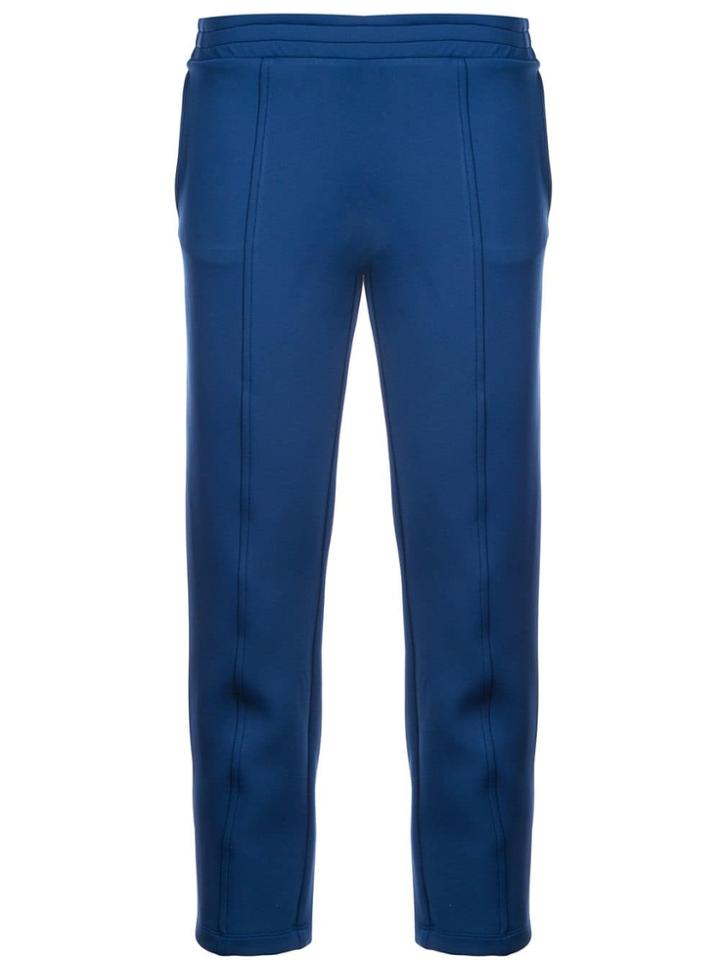 Cushnie Cropped Track Pants - Blue
