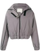 A-cold-wall* Hood Cropped Jacket - Grey