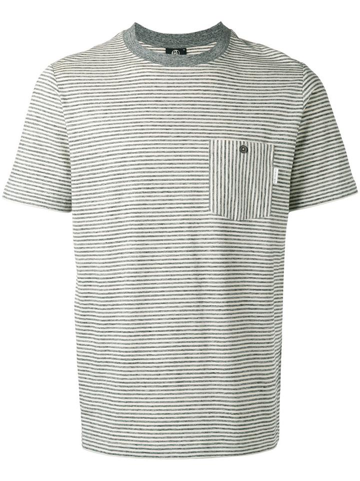 Ps By Paul Smith Patch Pocket T-shirt, Men's, Size: Xs, Grey, Cotton