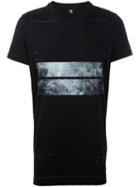 Julius Printed Loose Fit T-shirt, Men's, Size: 4, Black, Cotton/modal