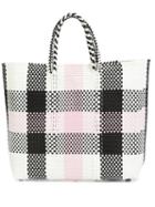Truss Nyc Checked Tote, Women's, Black