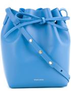 Mansur Gavriel - Mini Mini Bucket Bag - Women - Calf Leather - One Size, Women's, Blue, Calf Leather