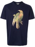 Gieves & Hawkes Bird Print T-shirt - Blue