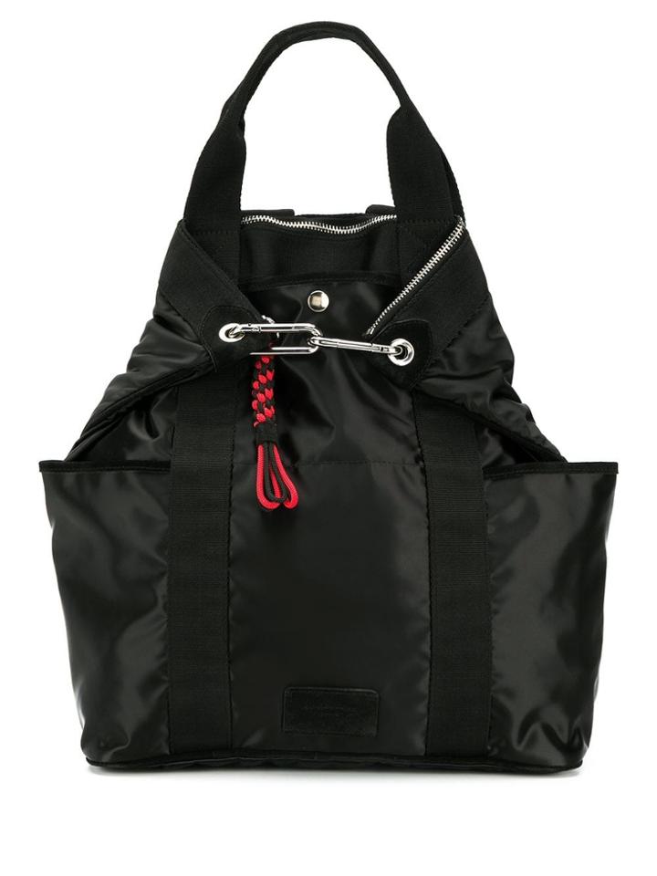 Sonia Rykiel Clip Fastening Backpack - Black