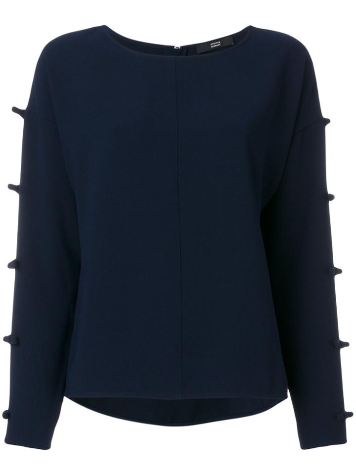 Steffen Schraut Bow Detail Blouse - Blue