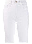 Frame Le Vintage Bermuda Shorts - White