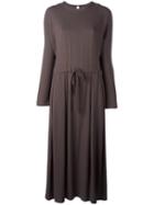 Dusan Drawstring Waist Dress, Women's, Size: Small, Brown, Viscose