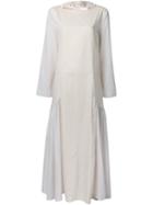 Jenny Fax Polka Dot Long Dress
