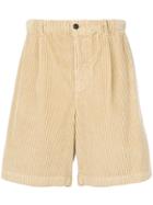 Salvatore Ferragamo Corduroy Bermuda Shorts - Brown