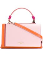 Emilio Pucci Blockcolour Flap Tote Bag - Pink & Purple