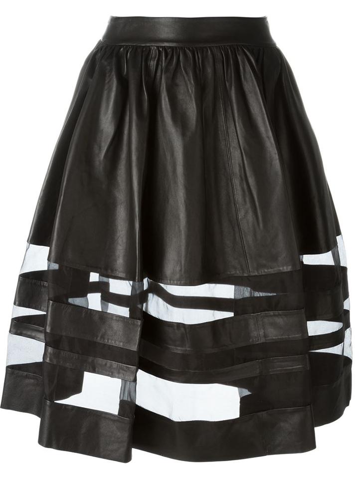Alice+olivia Leather Skirt