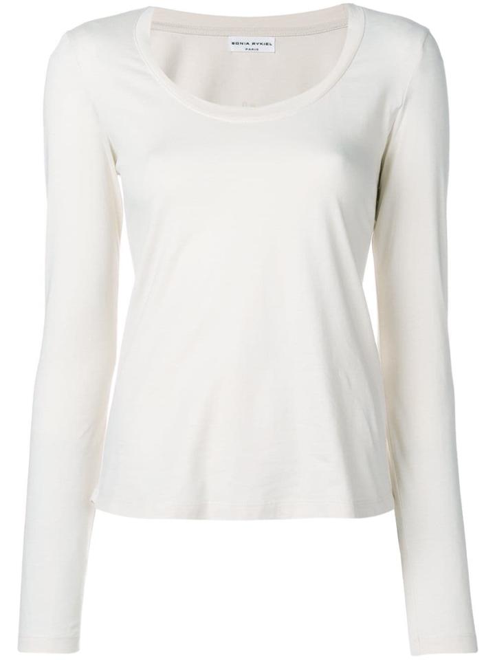 Sonia Rykiel Botanical Print Top - Neutrals