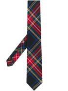 Dell'oglio Tartan Knit Tie - Black