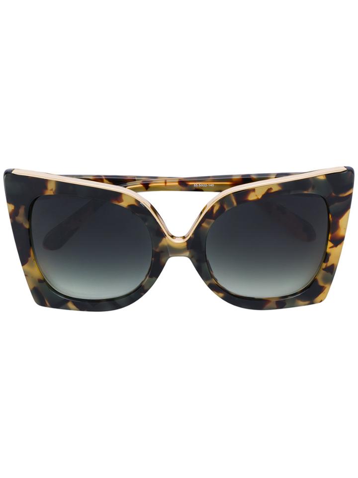 Linda Farrow Gallery No21 Sunglasses - Black