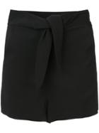 A.l.c. Tie Front Shorts - Black