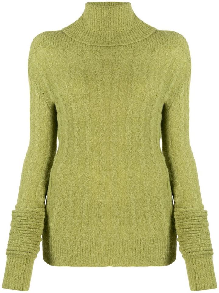 Jacquemus Sofia Twist-knit Jumper - Green