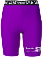 Mia-iam Superintendent Shorts - Purple