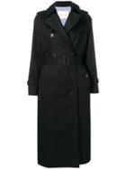 Mackintosh Black Cotton Long Trench Coat Lm-041f