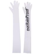 Styland Printed Long Gloves - White