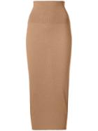 Stella Mccartney High Waisted Pencil Skirt - Brown
