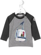 Moncler Kids - Ski Lift T-shirt - Kids - Cotton/spandex/elastane - 3-6 Mth, Grey