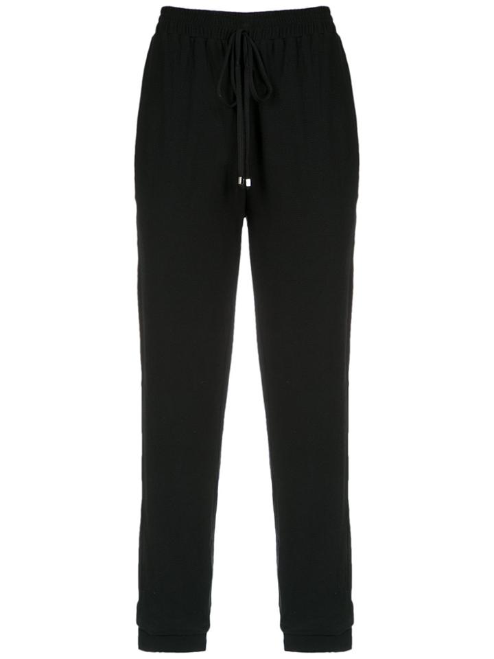 Olympiah Straight Trousers - Black
