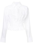 Robert Rodriguez Gathered Panel Shirt - White