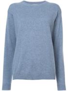 Alexandra Golovanoff Classic Crew Neck Jumper - Blue