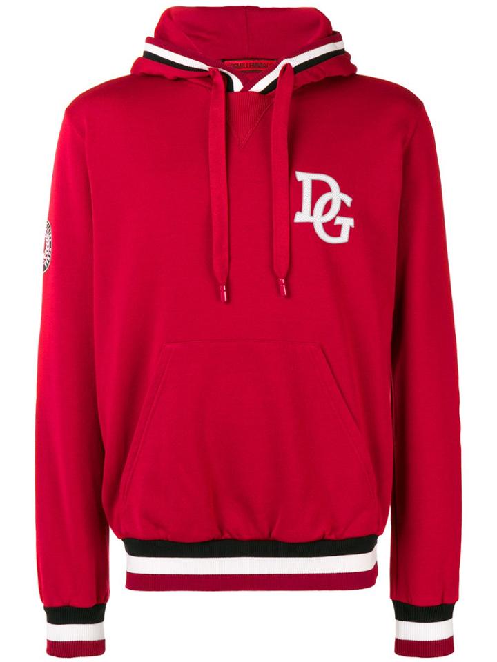 Dolce & Gabbana King Hoodie - Red