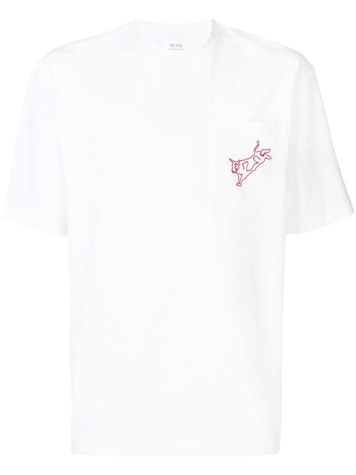 Calvin Klein Jeans Est. 1978 Oversized Bull Pocket T-shirt - White