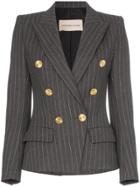 Alexandre Vauthier Double-breasted Pinstripe Blazer - Grey