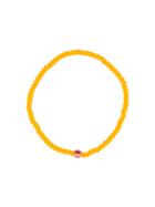 Luis Morais 14kt Gold Stripe Beaded Bracelet - Yellow & Orange